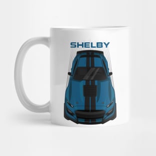 Ford Mustang Shelby GT500 2020-2021 - Ford Performance Blue - Black Stripes Mug